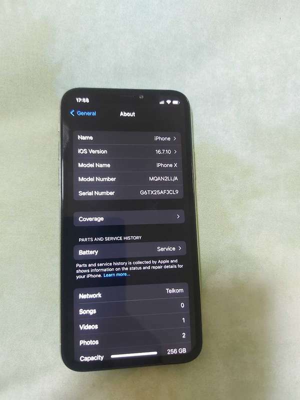 iPhone X 256gb