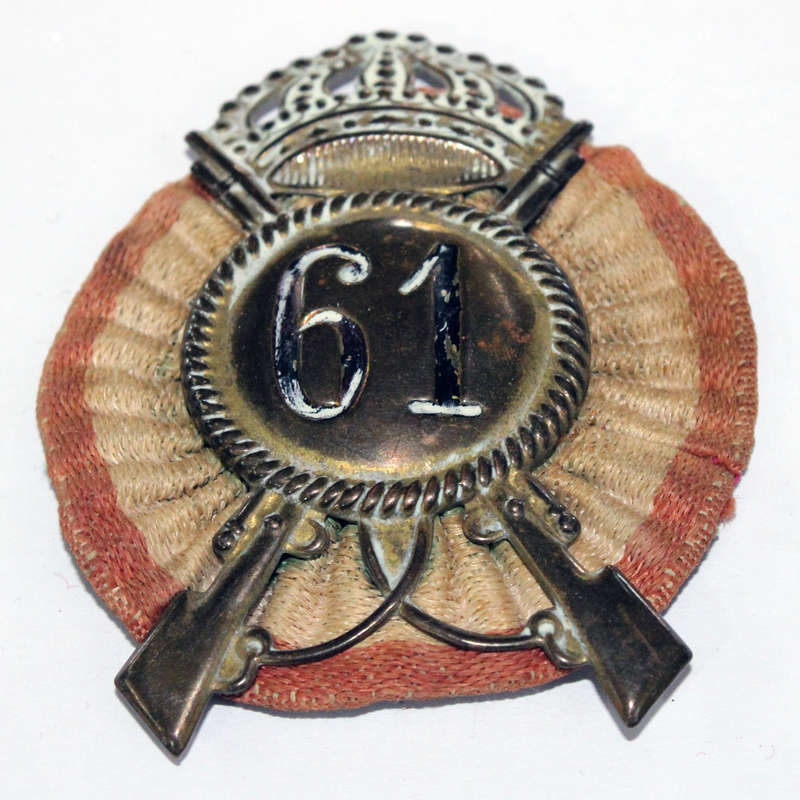 WW2 Italian 61st Infantry Regiment cap badge