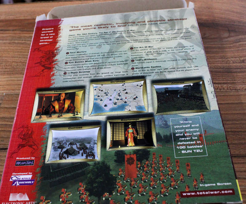 Vintage Big box PC game: Shogun Total War (CD)