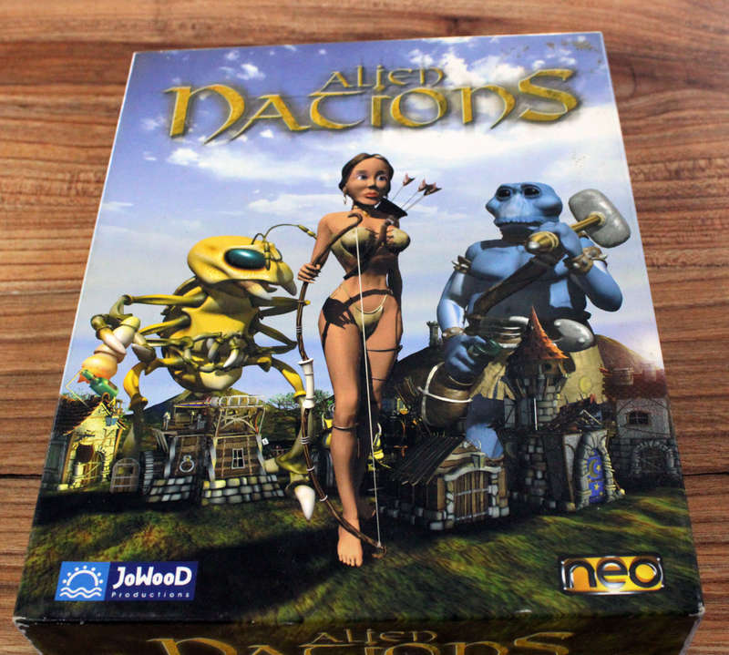 Vintage Big box PC game: Alien Nations (CD)