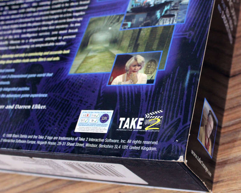 Vintage Big box PC game: Black Dahlia (CD)