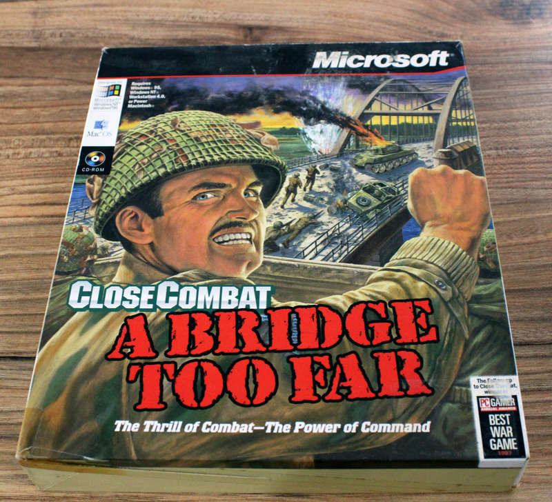 Vintage Big box PC game: A Bridge Too Far (CD)