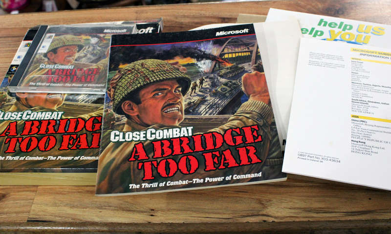 Vintage Big box PC game: A Bridge Too Far (CD)