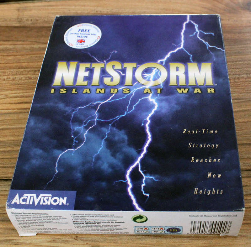 Vintage Big box PC game: Netstorm(CD)