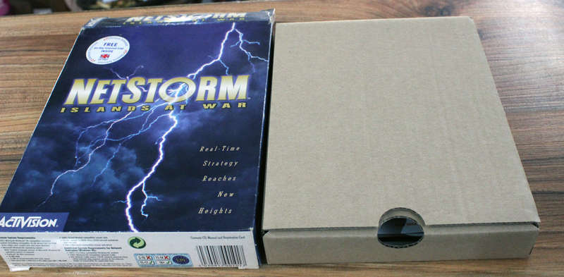 Vintage Big box PC game: Netstorm(CD)