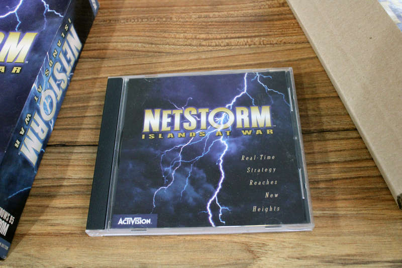 Vintage Big box PC game: Netstorm(CD)
