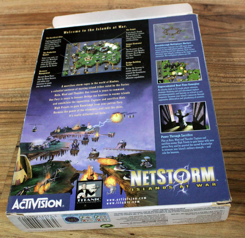 Vintage Big box PC game: Netstorm(CD)