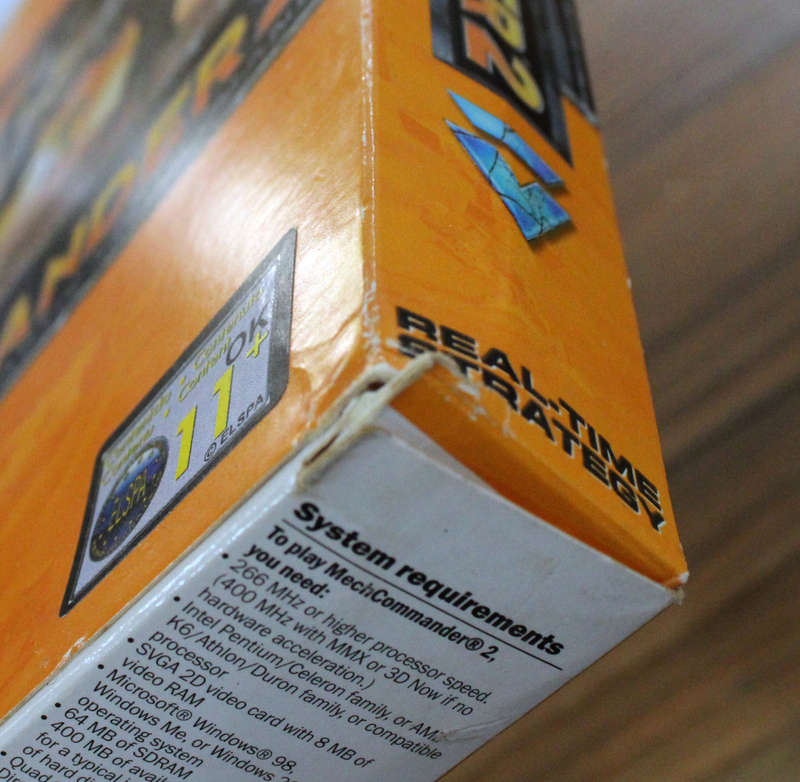 Vintage Big box PC game: Mech Commander 2 (CD)