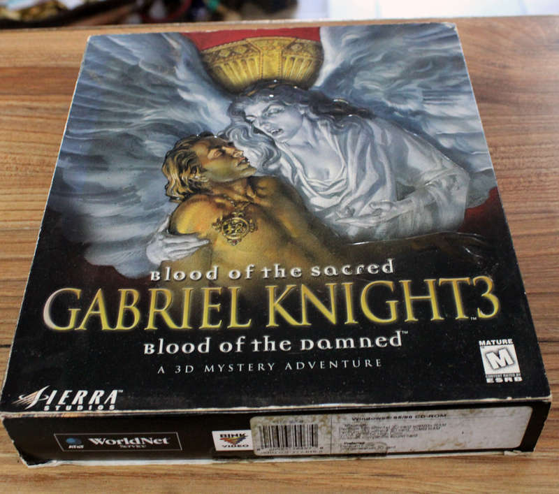 Vintage Big box PC game: Gabriel Knight 3 (CD)