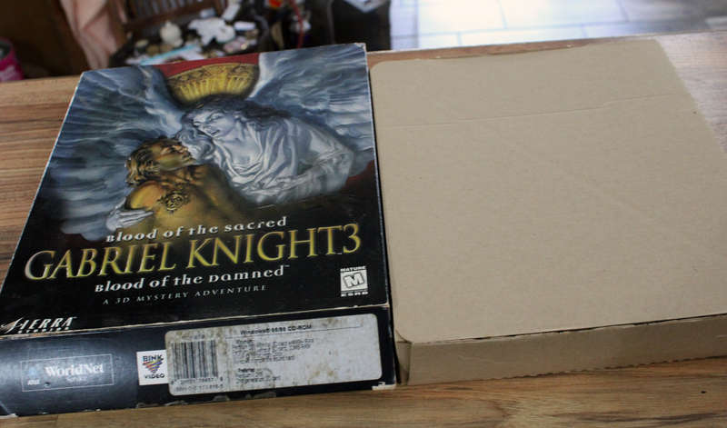 Vintage Big box PC game: Gabriel Knight 3 (CD)