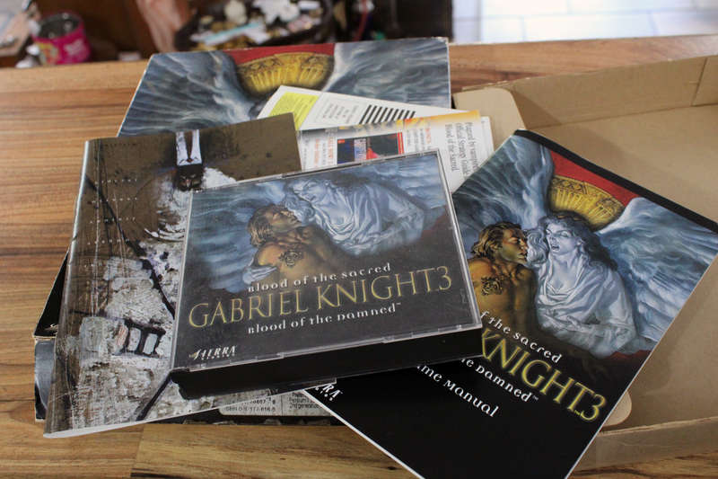 Vintage Big box PC game: Gabriel Knight 3 (CD)