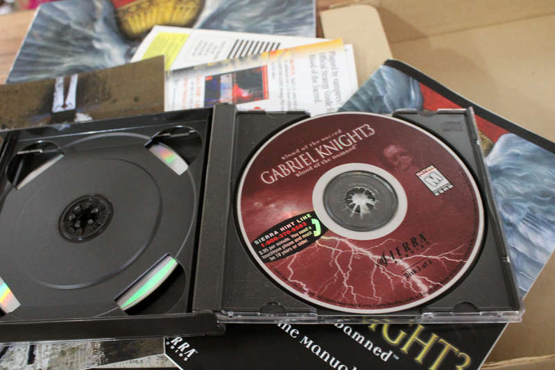 Vintage Big box PC game: Gabriel Knight 3 (CD)
