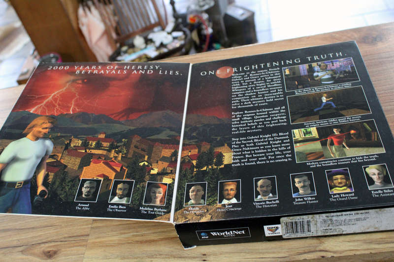 Vintage Big box PC game: Gabriel Knight 3 (CD)