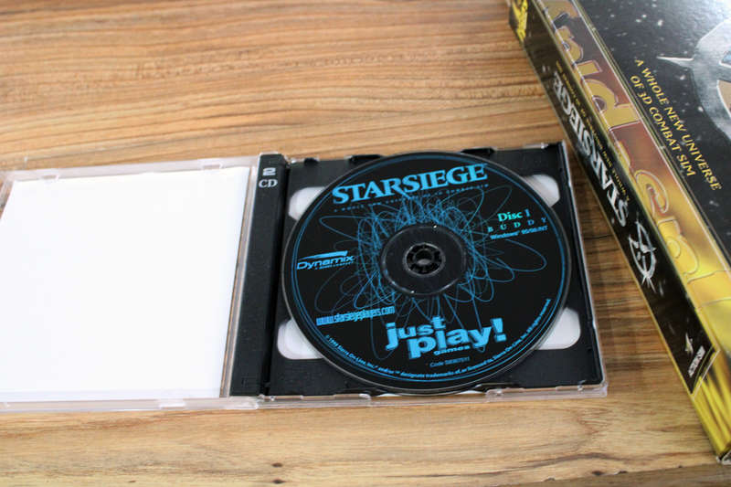 Vintage Big box PC game: Starsiege (CD)
