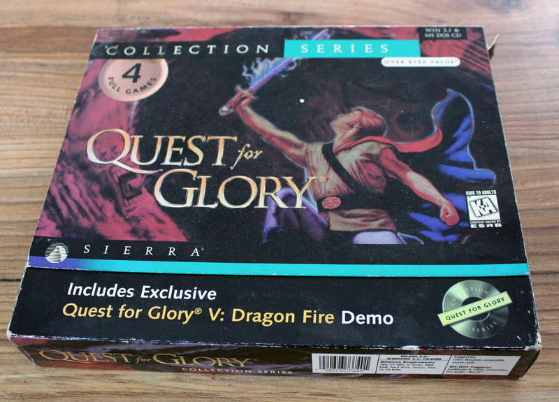 Retro Big box PC game: Quest for Glory 1-4