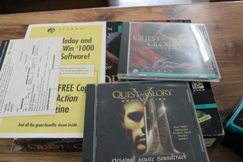 Retro Big box PC game: Quest for Glory 1-4