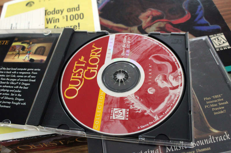 Retro Big box PC game: Quest for Glory 1-4