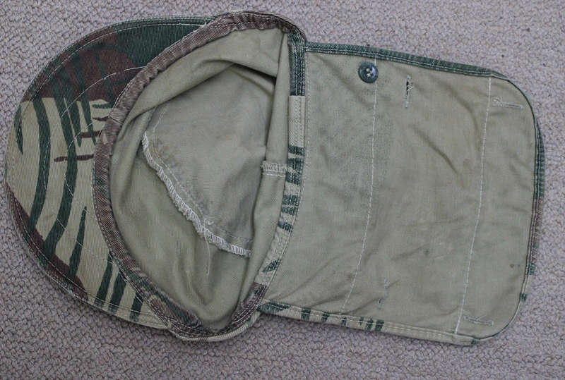 Original Rhodesian Brushstroke Camo flap cap