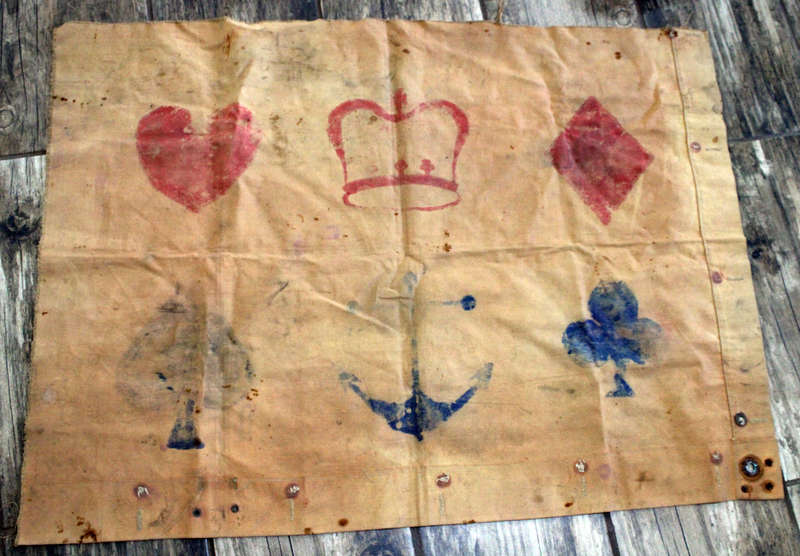 WW2 Trench Art Crown and Anchor game