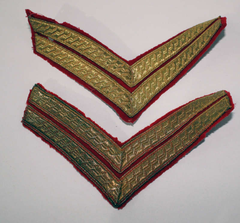 Pair of mess dress corporal ranks