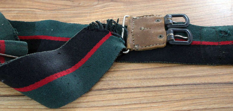 Very damaged Rhodesia Regiment belt
