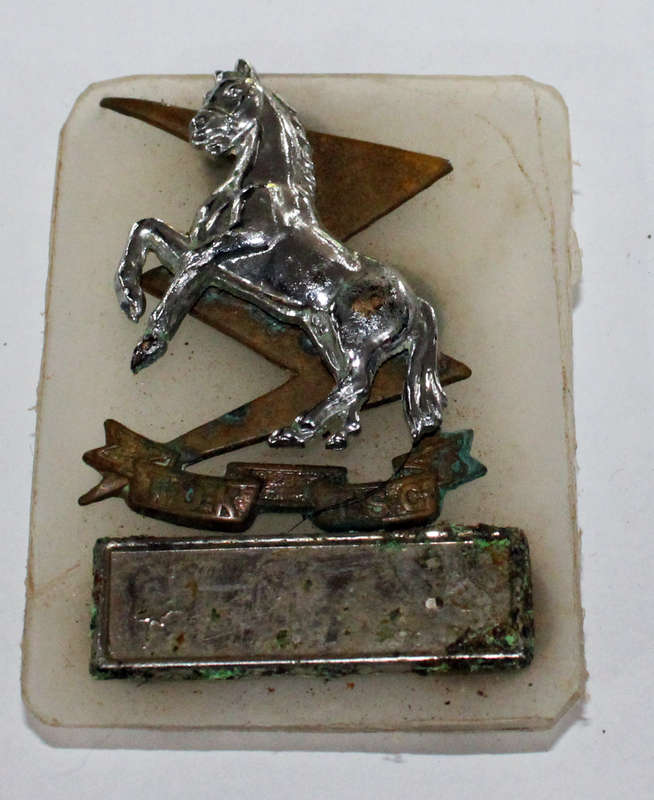 Tiffies beret badge and blank balkie
