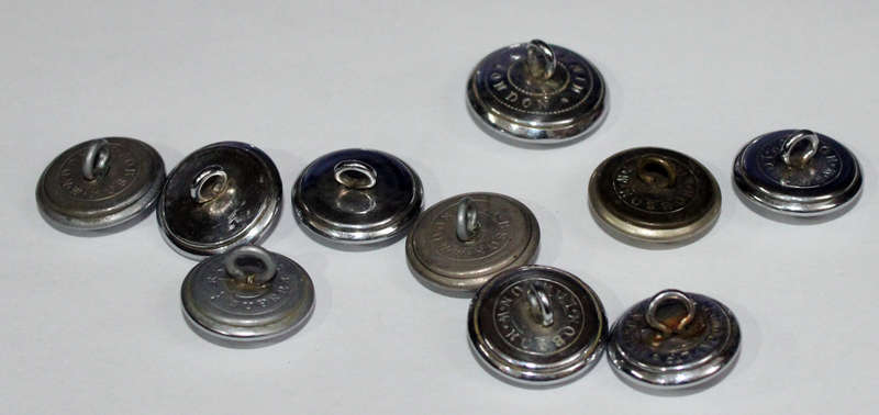 Natal Carbineers buttons x10