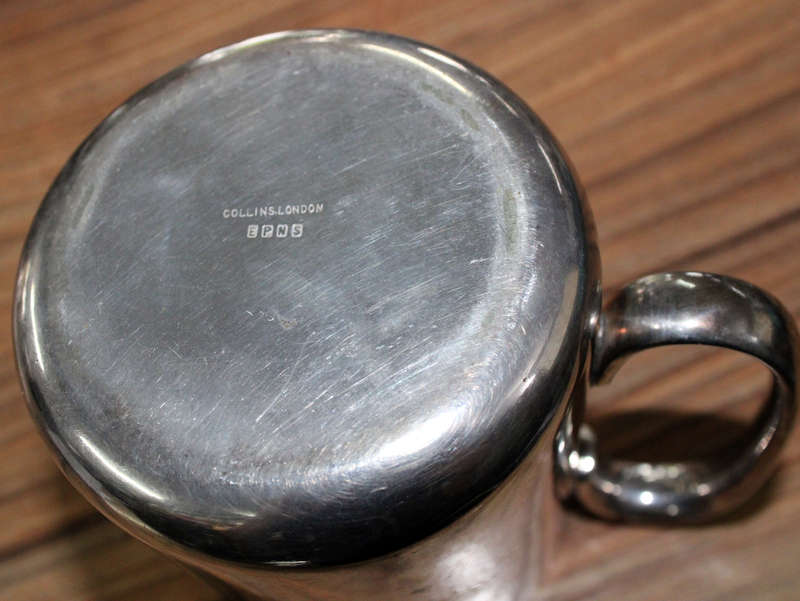 BSAP mug with details of its original owner