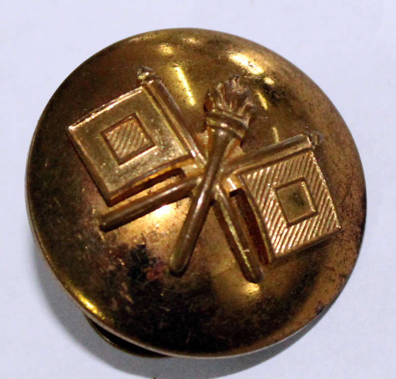 US Army Signals collar disk