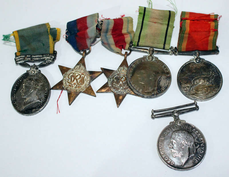 WW1 and WW2 medals all named to W.M. Noble
