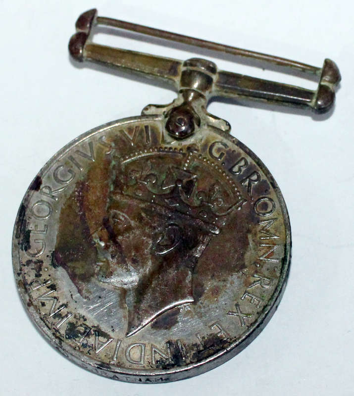 British War Medal 1939-1945 With 'H' Prefix