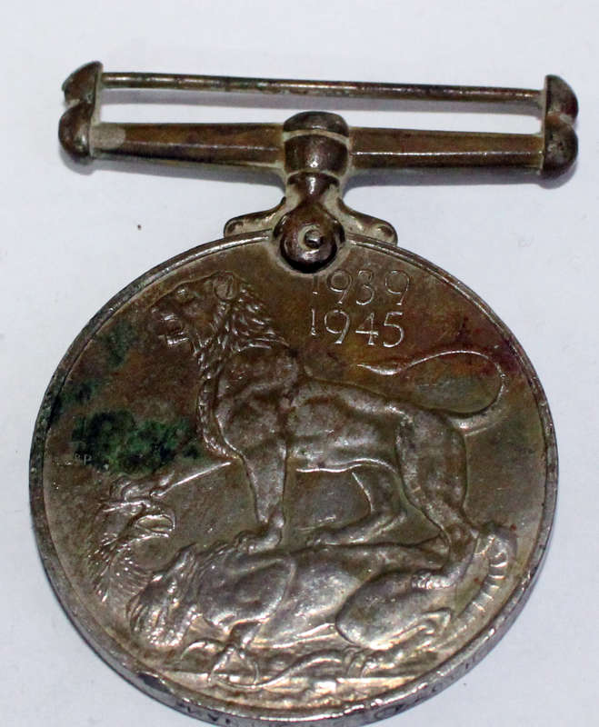 British War Medal 1939-1945 With 'H' Prefix