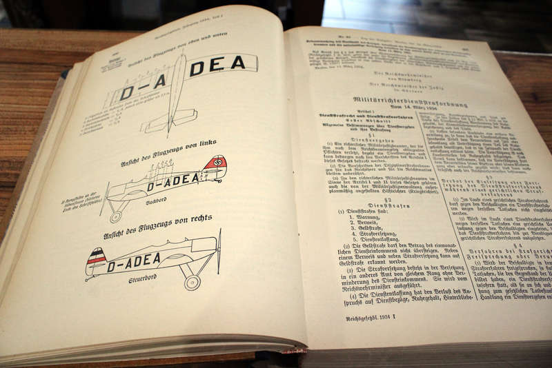 Pre WW2 German book of Goverment records