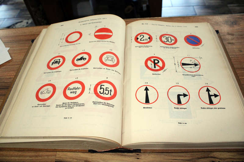 Pre WW2 German book of Goverment records