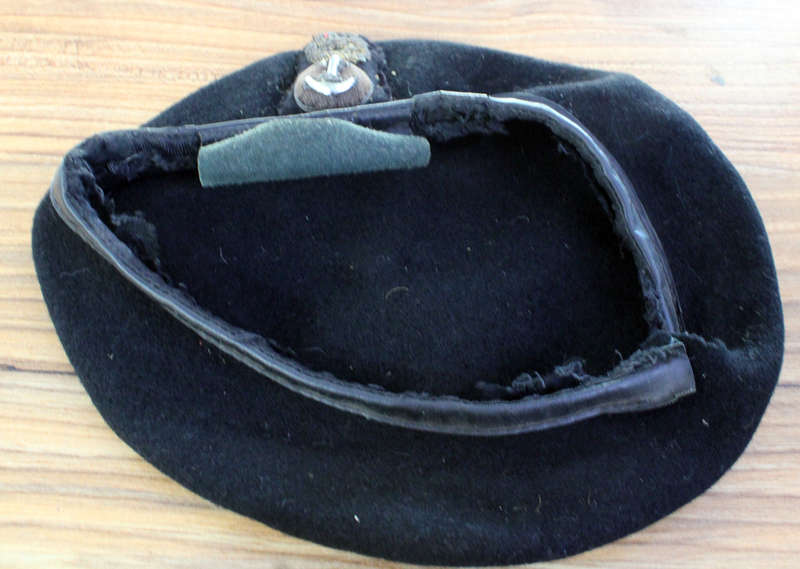 SA Navy Black beret (damaged)