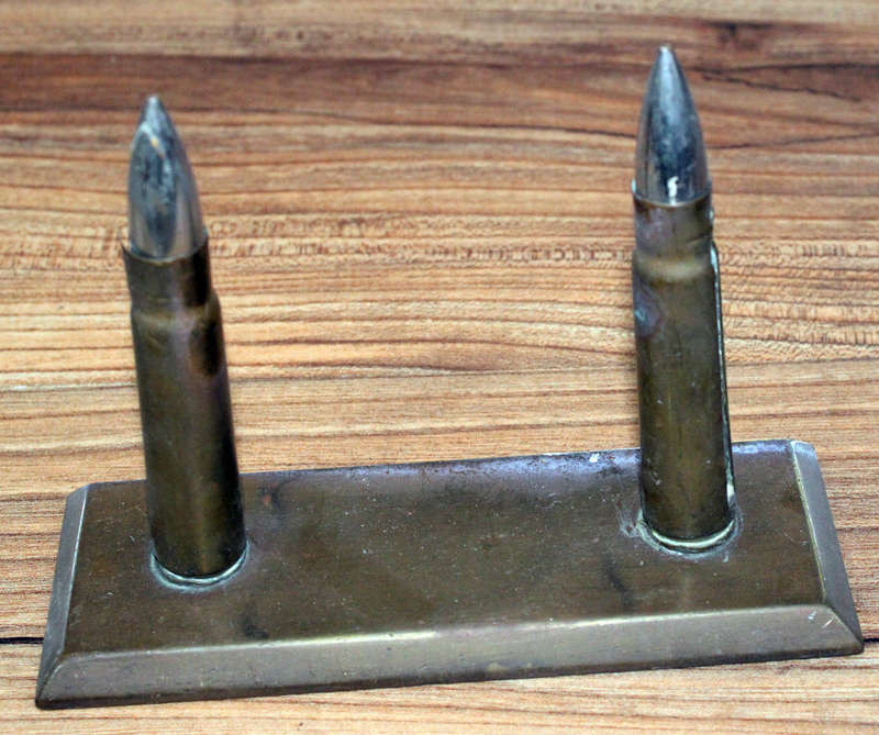 50 Browning trench art piece.