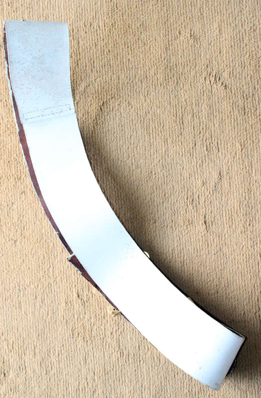 SADF white leather parade sash