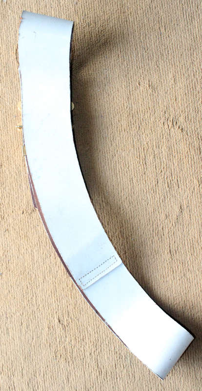SADF white leather parade sash