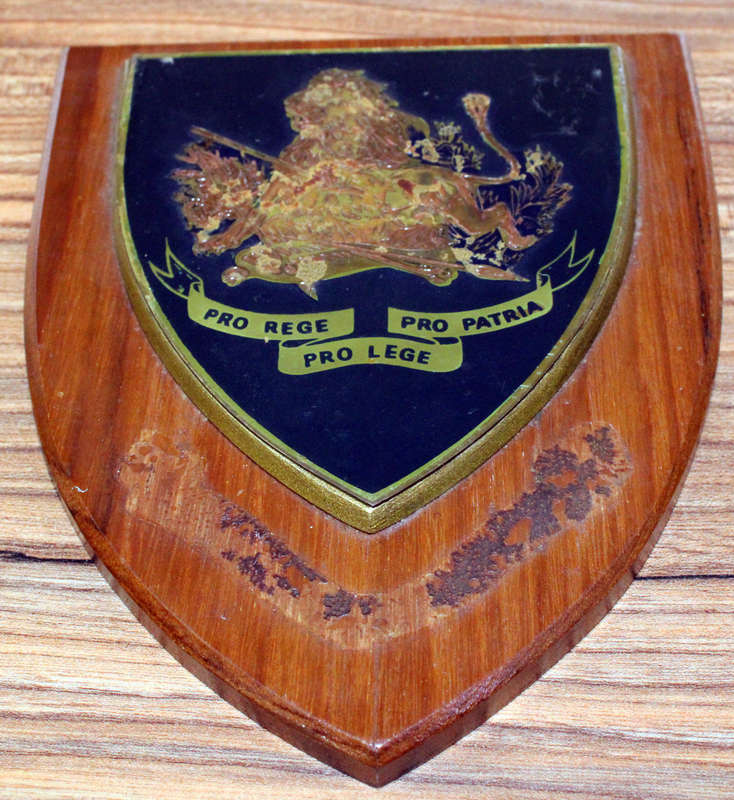 Rhodesian BSAP plaque