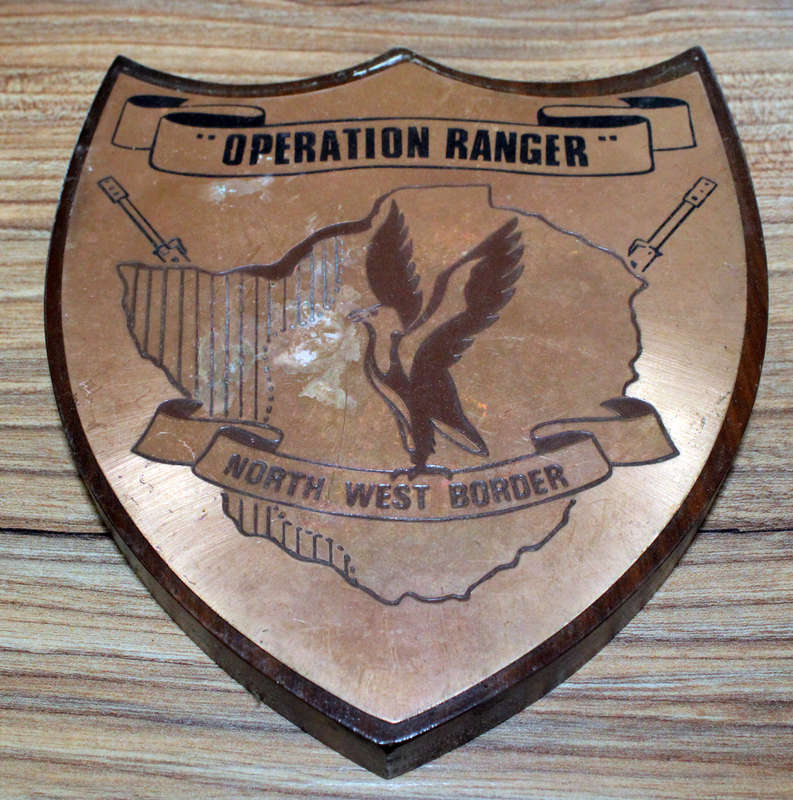 Rhodesian Operational Area plaque