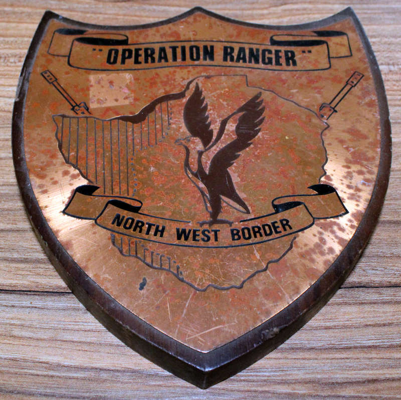 Rhodesian Operational Area plaque