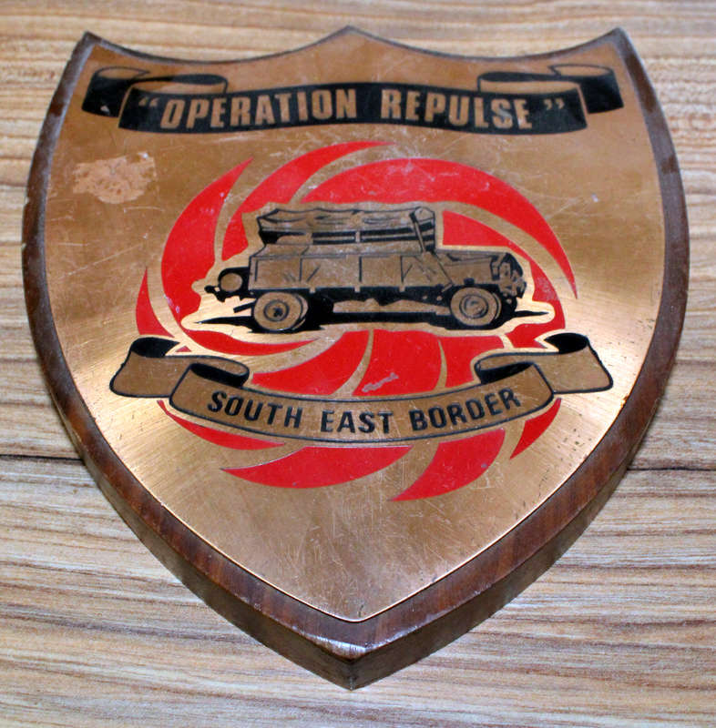 Rhodesian Operational Area plaque