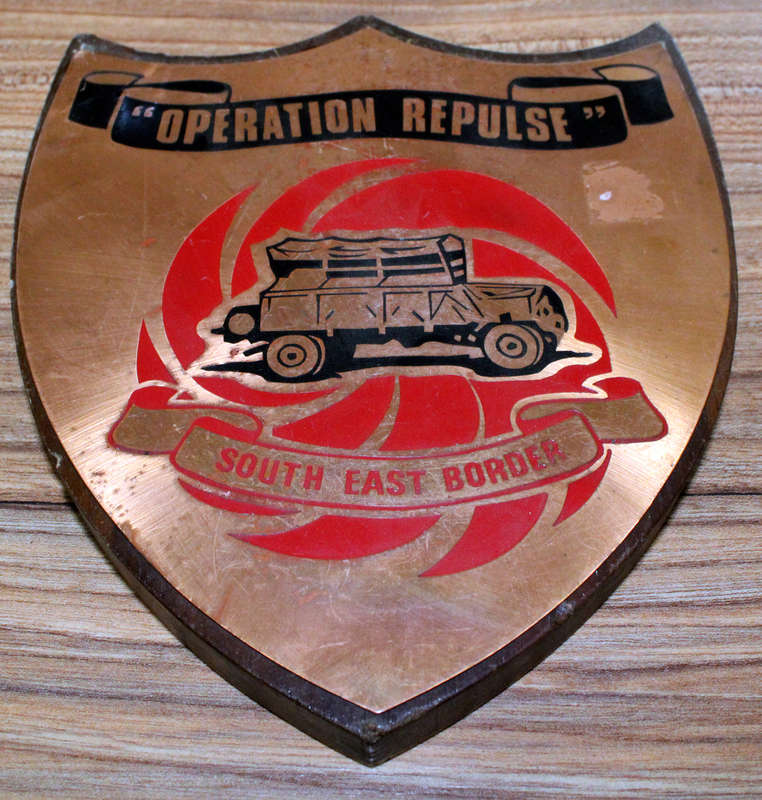 Rhodesian Operational Area plaque