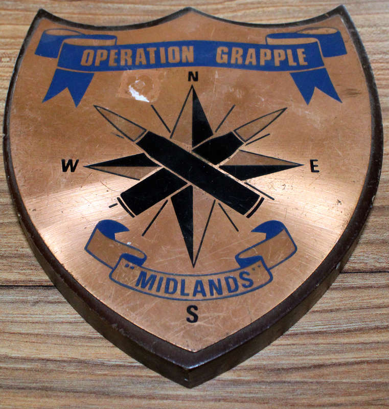 Rhodesian Operational Area plaque