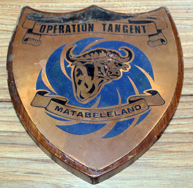 Rhodesian Operational Area plaque