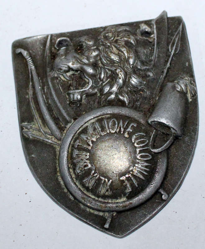 Colonial Italian 49th Colonial Battalion badge