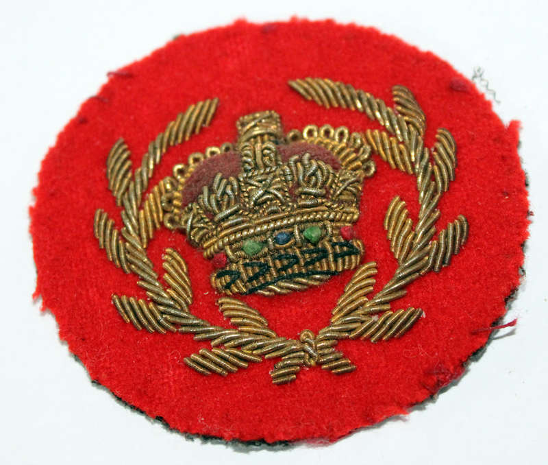 British Army Bullion wire badge