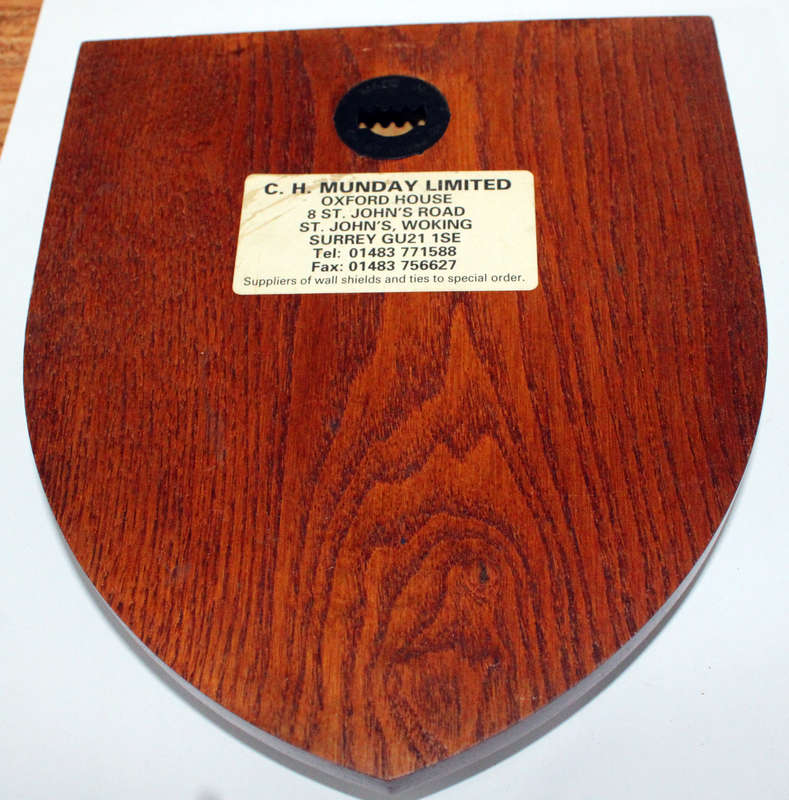 Queens Royal Regiment plaque