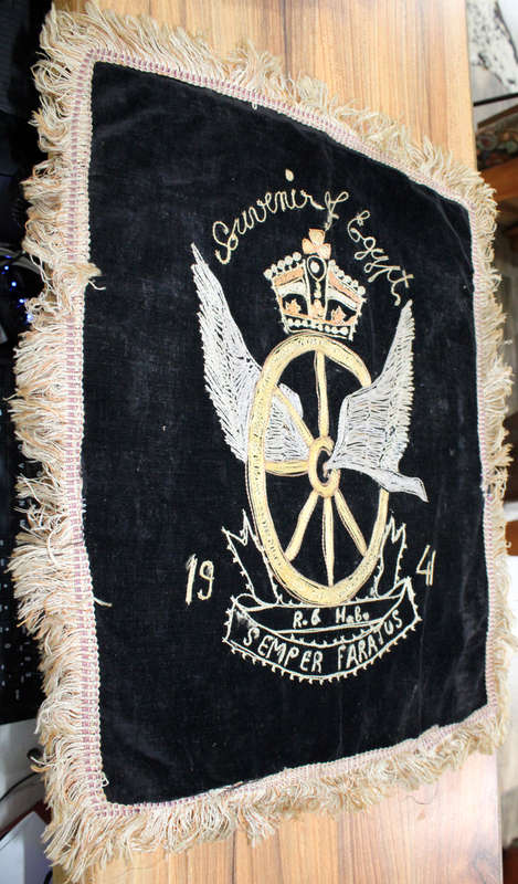 WW2 Railway and Harbours Brigade Souvenir from Egypt