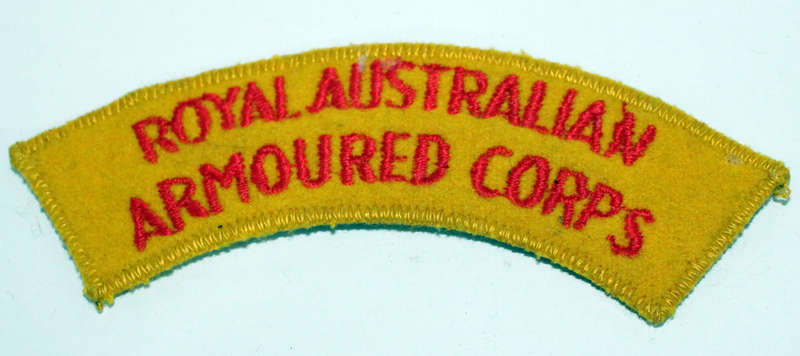 Royal Australian Armoured Corps cloth title